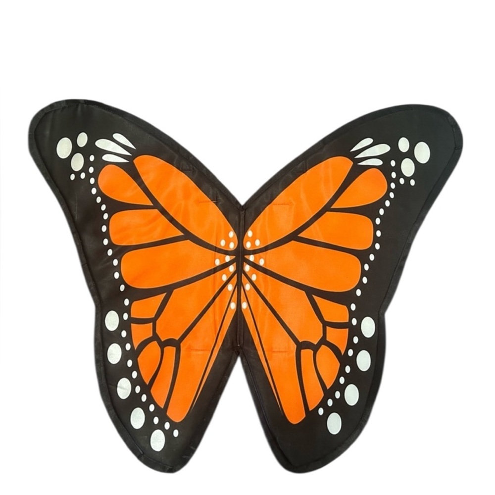 Orange and Black Butterfly Wings Costume for Kids
